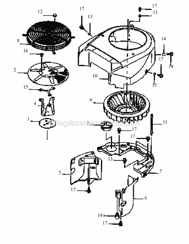 Fh601v As08 Cooling Equipment Diagram and Parts List for M48-KW 53AB5DAV150 Cub Cadet Sprayer
